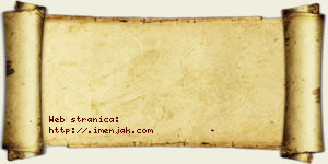 Milena Miljanić vizit kartica